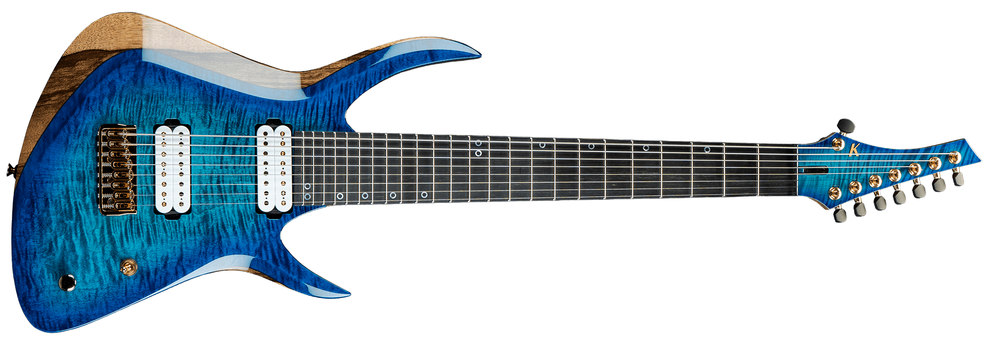 ANTARES in Translucent Aqua Burst finish