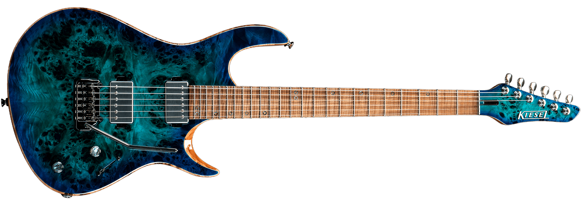 A2 in Translucent Aqua Burst finish