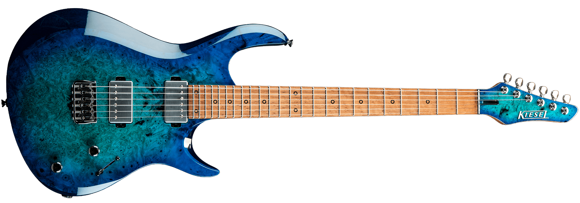 A2 in Translucent Aqua Burst finish